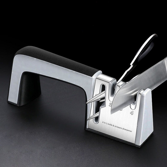 304不鏽鋼專業德式磨刀器 5秒速磨 磨剪刀 【AH0409】 約翰家庭百貨, 1個