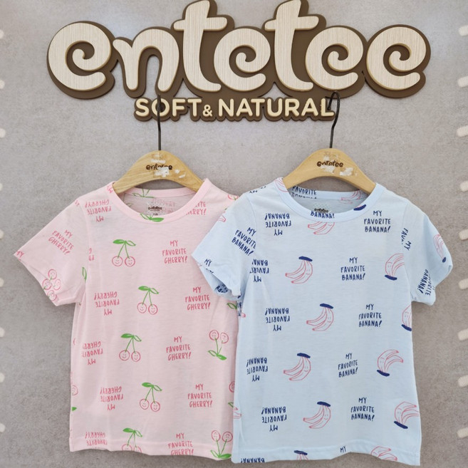 앙떼떼 NC경산점 [프루트 3부세트] 반팔내의 여름잠옷 짧은실내복