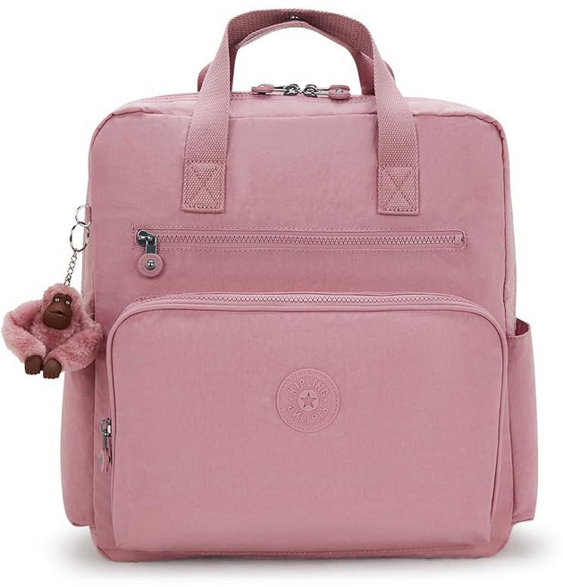 키플링 오디 기저귀 백팩 플로시 핑크