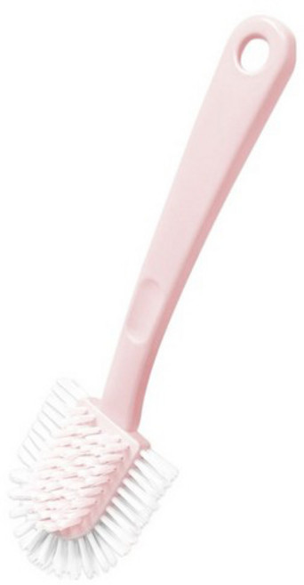 월드크린 파스텔 라운드 운동화솔, 핑크, 1개