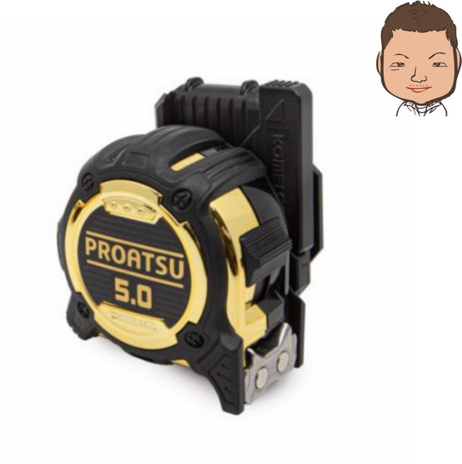 코메론 프로아츠자켓줄자 벨트홀더포함 온팩세트 자석자동줄자, 1개