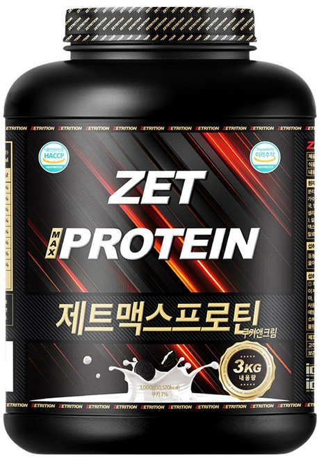 제트리션 제트맥스프로틴 쿠키앤크림, 1개, 3kg