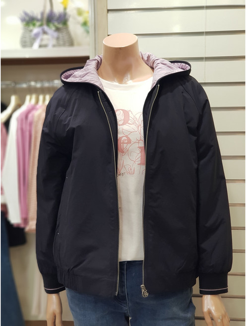 1228지센[25SS] 여성 하스 인퀼팅 탈착후드 숏 패딩 (LSJPP153_NA)