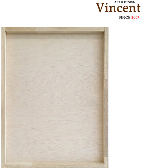 나무판넬 동양화 민화 화구용 캔버스판넬 주문제작 3호 4호 기본형, 판넬(2.6cm) P형