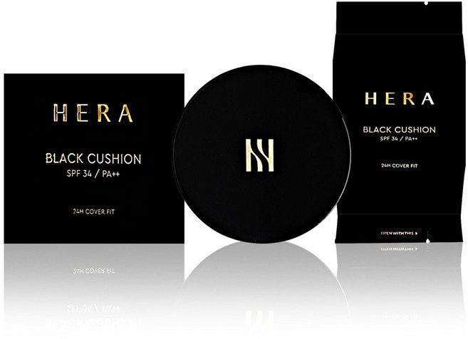 헤라 블랙쿠션 SPF34 (본품15g+리필15g) 호수택1, 21N1호, 1개