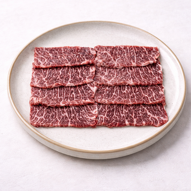 국내산 소고기 1등급 냉장 살치살 구이용 300g 스테이크 안심 등심 토시살, 1