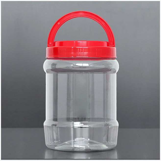 페트저장용기 1개 광구 술통 매실청 담금주, 2L