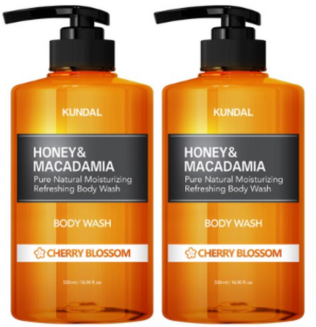 쿤달 퓨어 바디워시 체리블라썸향, 718ml, 2개
