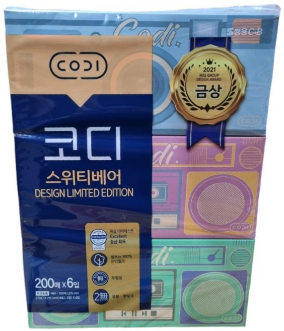 휴홈 먼지없는 팝업 미용티슈 200매, 200매입, 24개