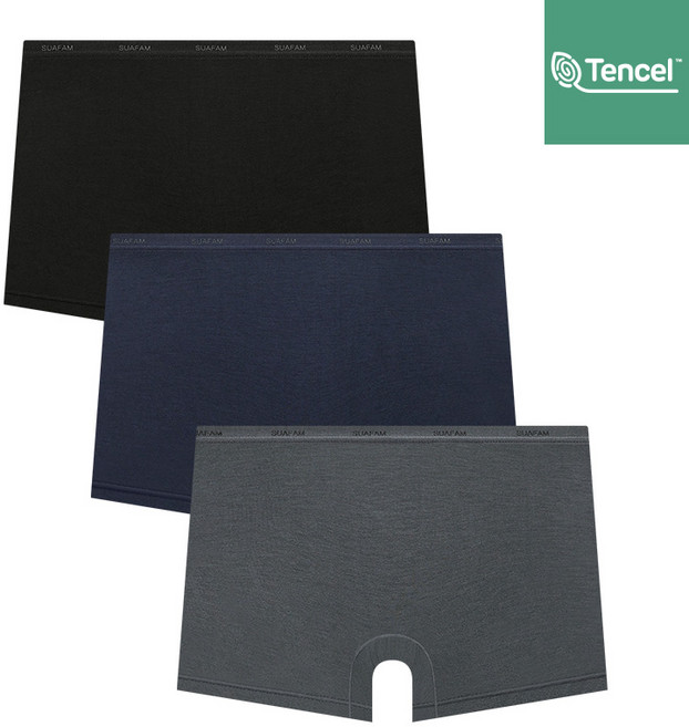 수아팜 주니어 모달 사각 위생팬티 3매