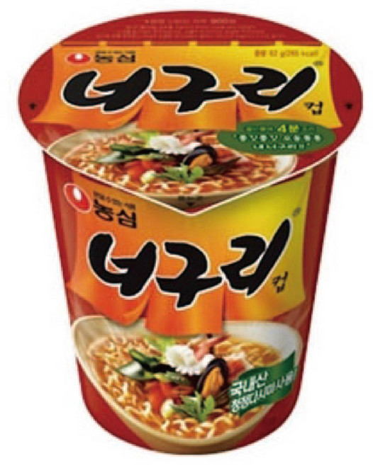 너구리 컵 62g, 6개