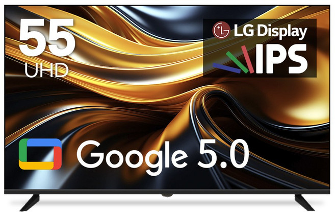 8위 - 26년형 신제품 구글 5.0 탑재 아바 스마트 PRO 139cm (55인치) UHD 1등급 구글TV, 고객직
