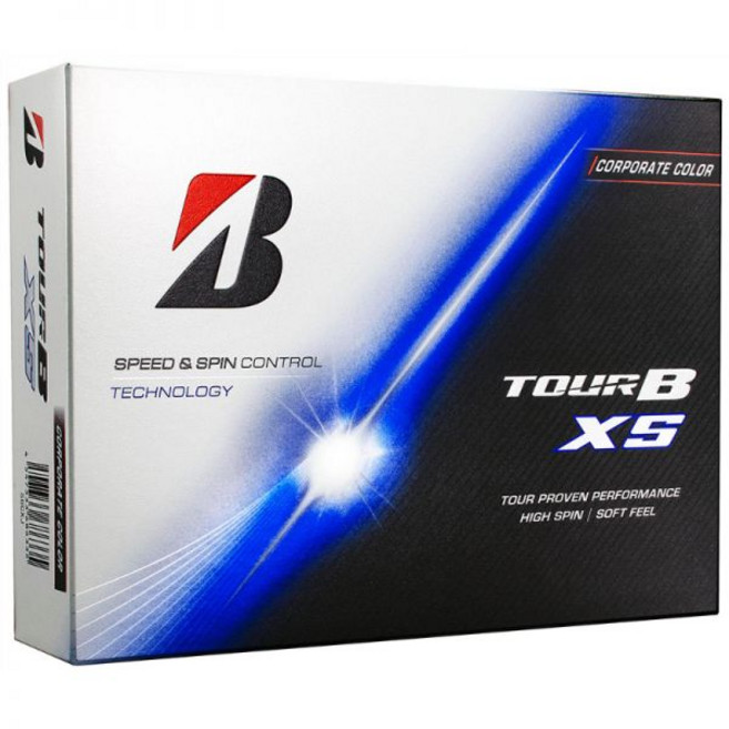 브리지스톤 골프 BRIDGESTONE GOLF 남성용 골프볼 26 투어 B XS 코퍼레이트 S6CXJ 2026년 모델 다스 12개입 색상 화이트x레드 300521