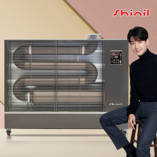 캐로스 신일 돈풍기 대형온풍기 18-66평형 원적외선 튜브히터 등유난로 곱창난로 휴게소 창고 튜브히터 열풍기, 42평형 신일전자