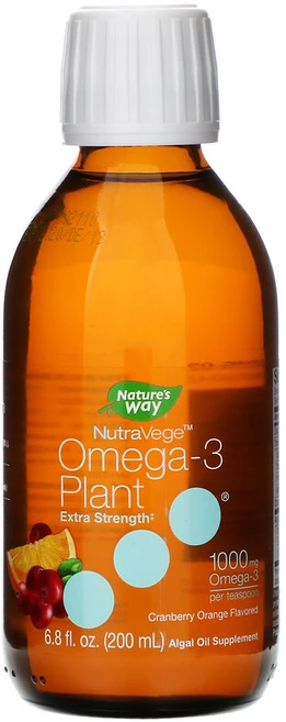 Nature's Way 해조류 오일 오메가3 크랜베리 오렌지 200ml, 1개 - 쿠팡