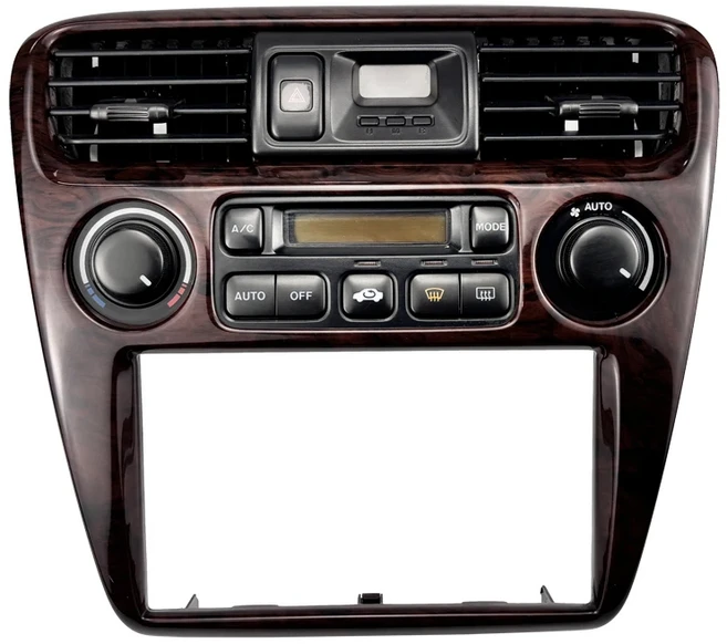 HAOCHEN 브랜드는 Honda Accord 98-02 용 마호가니 수동 AC 기후 히터 온도 제어판 5452 79600-S84-A41ZA, 01 Peach wood