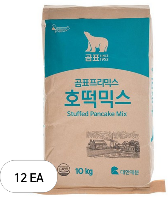 곰표 호떡믹스, 10kg, 12개