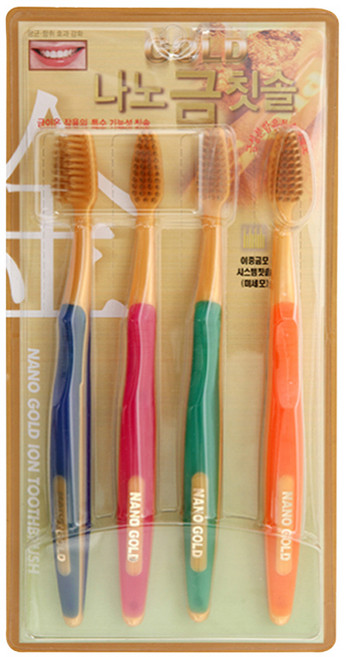 클린32 나노골드 칫솔, 4개입, 9개