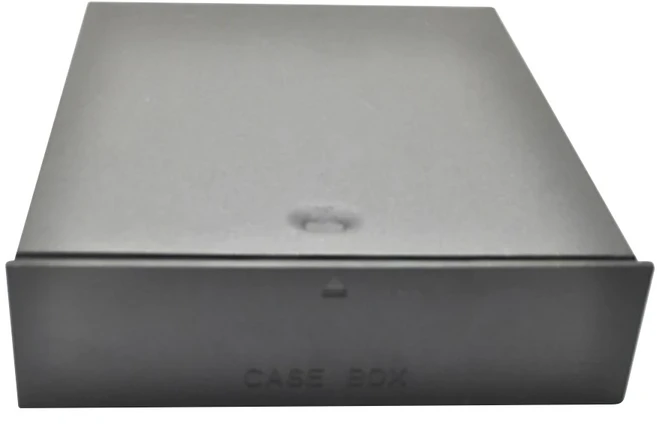 외부 인클로저 5.25 인치 하드 드라이브 모바일 빈 랙 주최자 서랍 트레이 스토리지 박스 케이스 데스크탑, 01 Black