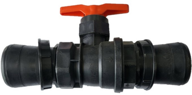 베호스밸브 천막호스 부속 베호스 2인치 연결밸브, 3인치, 1개