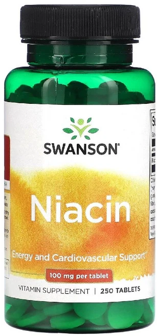 스완슨 나이아신 100mg 250정, 1개 - 쿠팡