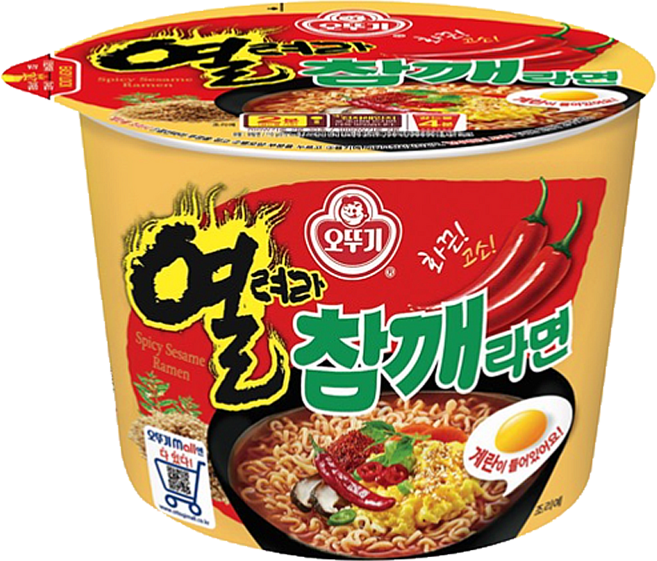 오뚜기 열려라참깨라면 110g, 9개