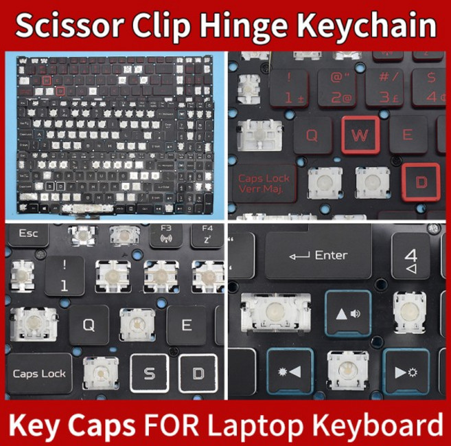 에이서 니트로 V 16 게임용 교체품 AMD 라이젠 7 8845HS ANV16-41 R8LA R2W5 R782 R0E8 R584 키캡 힌지, 한개옵션2, 한개옵션1, 15 1 Keycap and Hinge