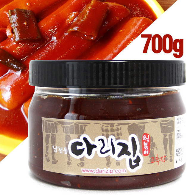 다리집고추장 떡볶이양념소스, 700g, 1개