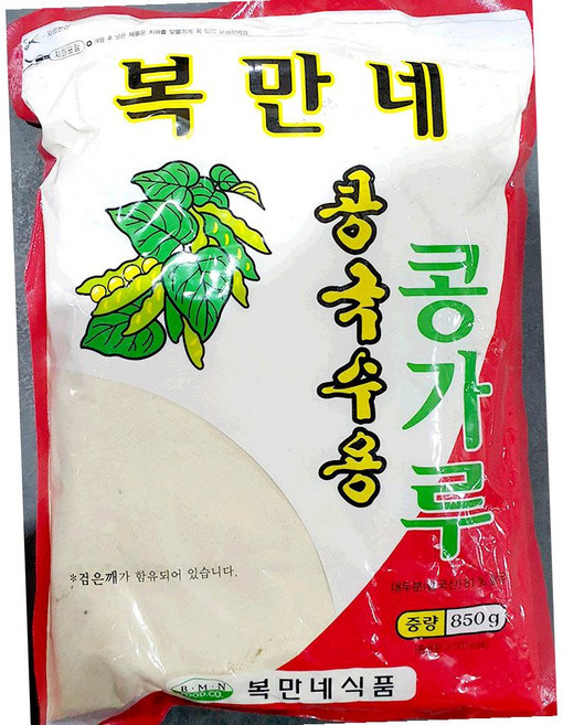 복만네 콩국수용 가루 850g 여름 면, 1개