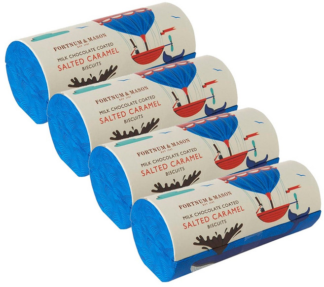포트넘앤메이슨 쿠키 밀크초코 솔티드카라멜 Milk Chocolate Salted Caramel 200g 4개