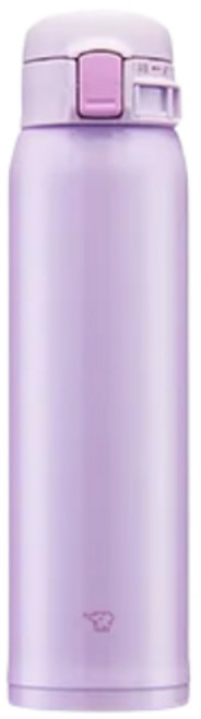 ZOJIRUSHI象印 SM-SR60E超輕量彈蓋真空保溫杯 ONE TOUCH單手開啟, 薰衣紫(VP), 600ml, 1個