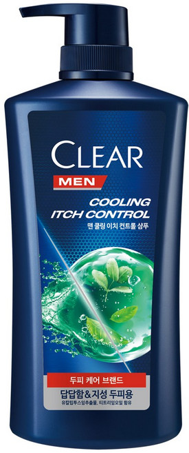 클리어 맨 쿨링 이치 컨트롤 샴푸, 650ml, 1개