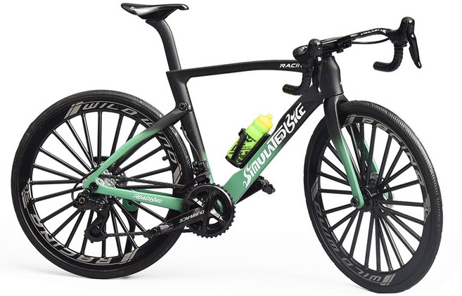 링비츠 자전거 모형 미니어처 다이캐스트 인테리어 장식품 BM10, 에어로 로드-그린