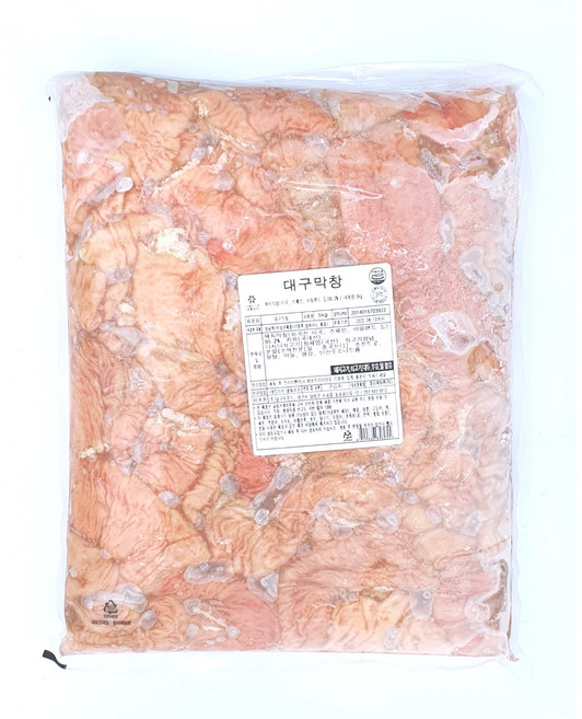 돼지 생막창 꼬리부분 5kg, 1개