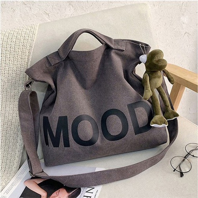 Angel시크벤 남녀공용 패션 캔버스 에코백 여성 남자 가방 크로스백 숄더백 버킷백