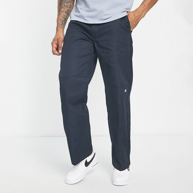 디키즈 더블니 루즈핏 워크팬츠 85283 다크네이비