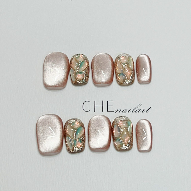 옌츠 네일아트 셀프 네일팁 인조손톱 네일스트립 JNN250210, 1개, 사진색 1