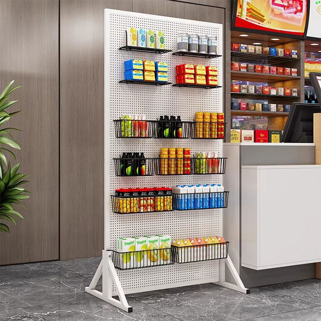 타공판 철제 파티션 가벽 공간분리 인테리어 가림막 칸막이 수납 진열용, P04