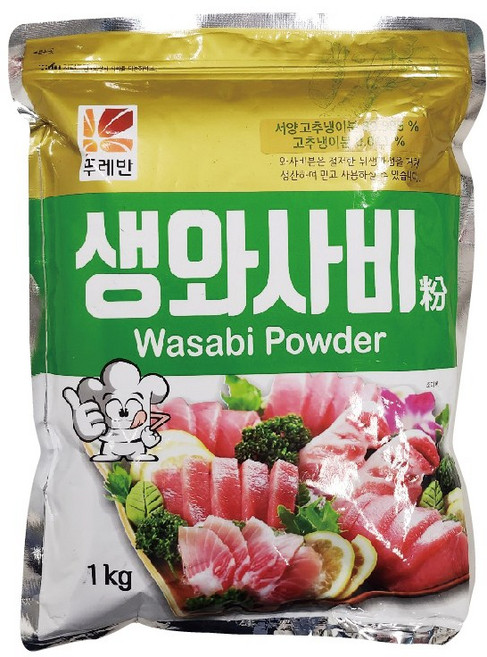 뚜레반 생와사비분, 1개, 1kg
