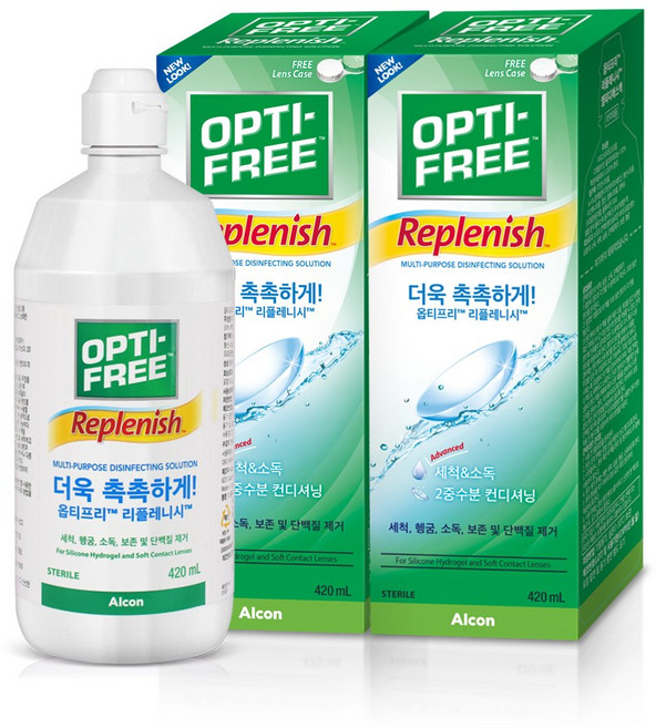 옵티프리 리플레니시 420ml x2개 (유통기한26.06.30), 2개