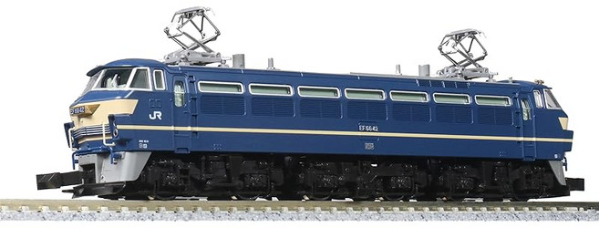 KATO N 게이지 EF66 0번대 후기형 블루 트레인 견인기 3090-3 철도 모형 전기 기관차 블루, 1개