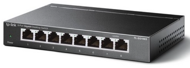 티피링크 8포트 기가비트 데스크톱 스위치, (8포트)TL-SG108S, 1개