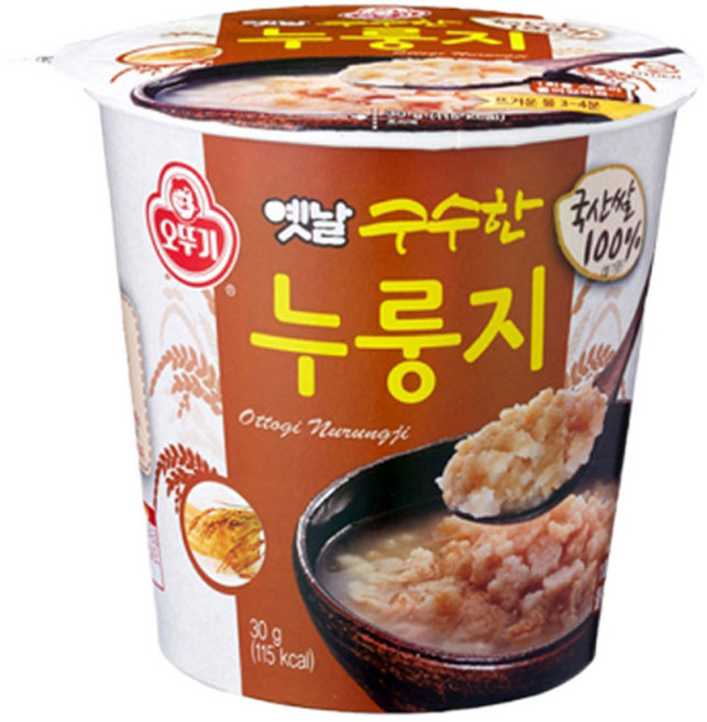 오뚜기 옛날구수한누룽지소컵 30gX6개입무료배송 해외여행, 30g, 6개