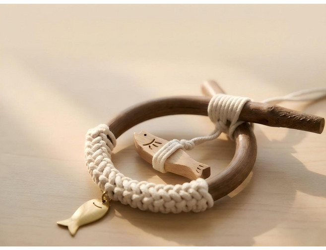 위비리 소코뚜레 액막이명태 행운 현관종 개업 집들이 선물, 명태