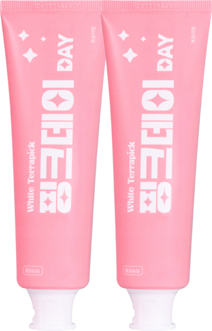 [식약처인증] 구내염 잇몸염증 입냄새제거 충치예방 핑크데이 낮밤 치약, 2개, 100g