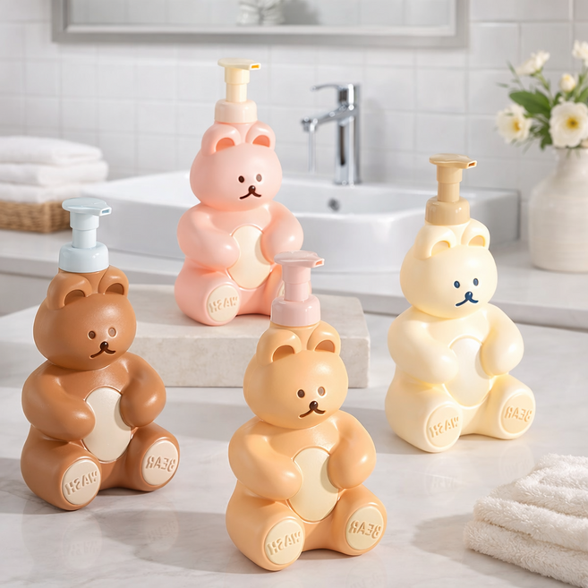 보담다 버블베어 곰돌이 디스펜서, MILKTEA, 1개