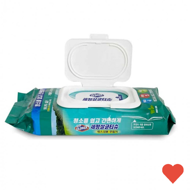 화장지 세정 살균 티슈 60매 일회용 물걸레 행주 물티슈, 1개