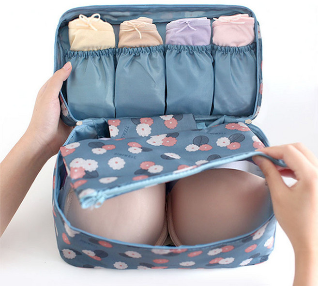 에브리샤인 여행용 대용량 여성 속옷 브라 가방 파우치