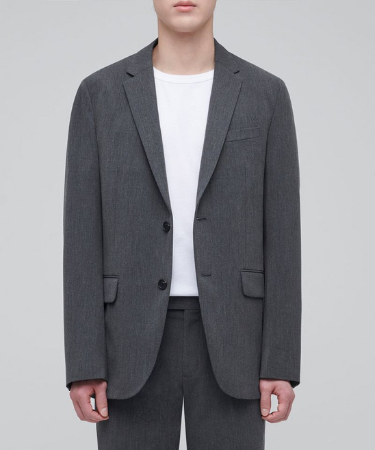 무신사 스탠다드 라이트웨이트 베이식 블레이저 미디엄 그레이 499504