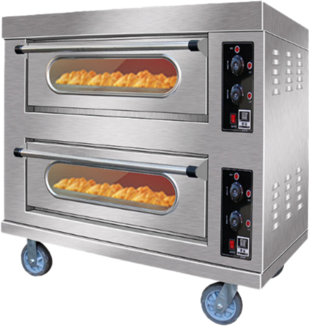 POXON 업소용 대용량 오븐 스마트 전기 레인지 피자 베이킹 바베큐 생선구이, 기본형 2단